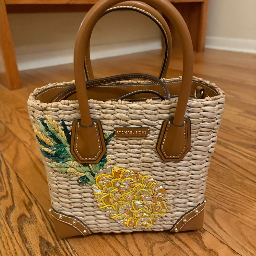Michael Kors Tan and Yellow Women's Bag